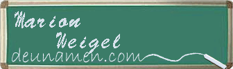 Marion Weigel Visitenkarte